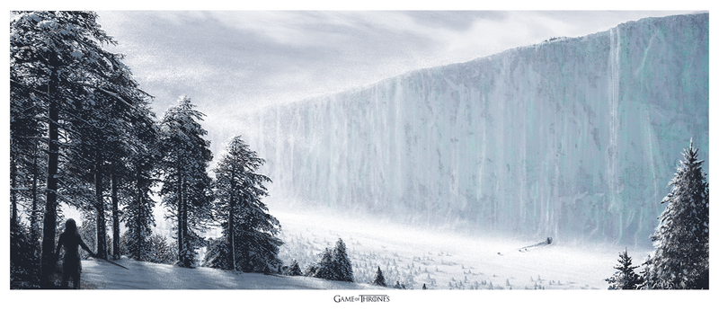 Illustration for article titled Mondo Art Lets You Put The Wall of Westeros on Your Wall